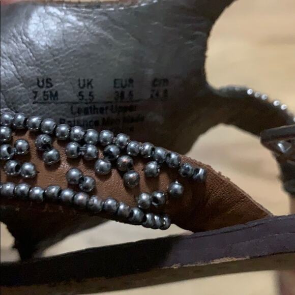 SAM ELDERMAN JEWELED‎ SANDALS SIZE 7.5M - Picture 5 of 5